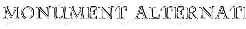 Monument Alternate字体转换